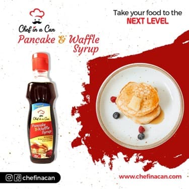Chef In A Can Pancake And Waffle Syrup